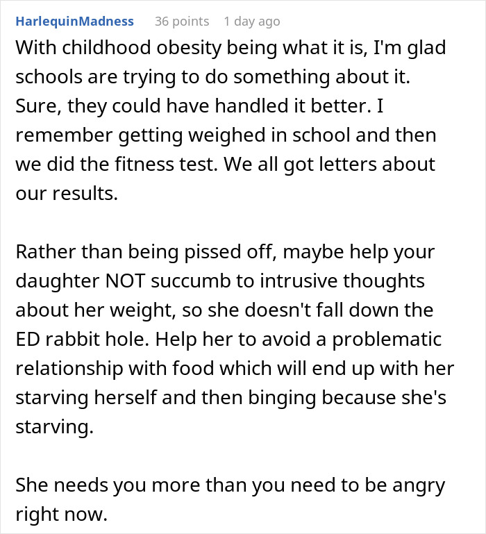Mom Is Devastated After Daughter Refuses Food Because School Sent Her A Letter Over Her 2 Lb &ldquo;Weight Problem&rdquo;