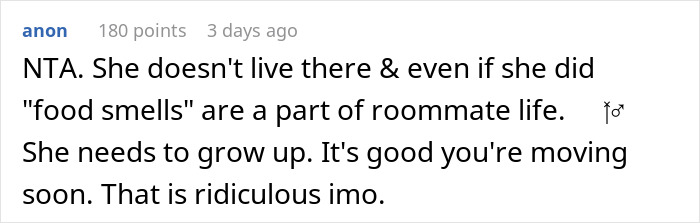 Person Refuses To Stop Cooking Aromatic Meals When His Roommate&rsquo;s Girlfriend Comes Over, Gets Called A Jerk