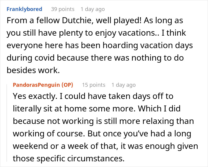 “You Have To Use Your Vacation Days”: Employee Makes Company Backpedal After Saying They Can’t Cash In Their Unused Vacation Days “You Have To Use Your Vacation Days”: Employee Makes Company Backpedal After Saying They Can’t Cash In Their Unused Vacation Days