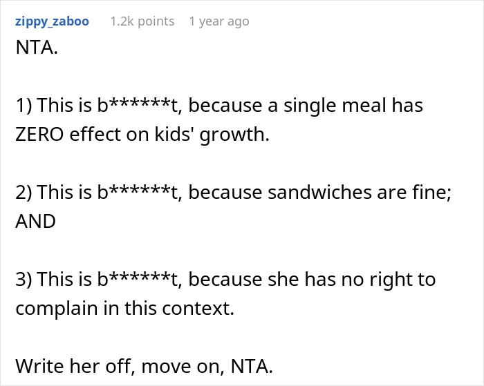 "Am I The Jerk For Not Giving My Neighbor's Kids 'Good Food'?"