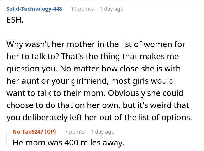 Guy Gets Called A Jerk For “Leaving Out” His Ex From 10 Y.O. Daughter’s “First Period” Milestone Guy Gets Called A Jerk For “Leaving Out” His Ex From 10 Y.O. Daughter’s “First Period” Milestone