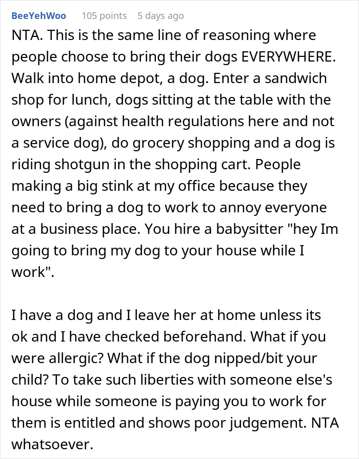 Babysitter Sneaks A Dog Into Her Clients&rsquo; Home Without Telling Them Beforehand, Gets Fired On The Spot
