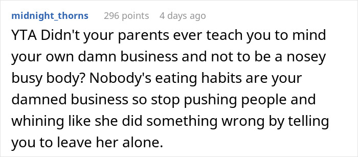 Woman Doesn't Finish Her Food At The Dining Hall, This Student Thinks She Has The Right To Call Her Out
