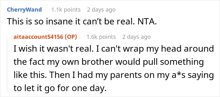 "All Hell Broke Loose": Guy Bails On Brother's Wedding Last Minute After They Suggest His Disabled Wife Stay With Babysitter