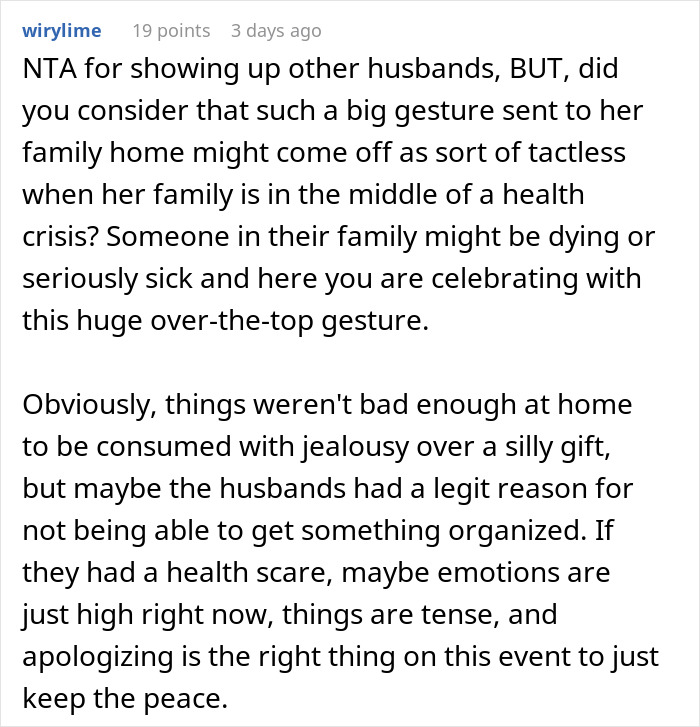 Boyfriend Showers His GF With Flowers And Presents On Valentine's Day, This Enrages Her Sisters' Husbands