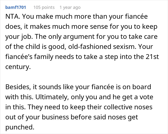 &ldquo;AITA For &lsquo;Forcing&rsquo; My Fianc&eacute; To Quit His Job That He Loves?&rdquo;: Woman Plans To Go Back To Work After Giving Birth As She Earns More Than Her Fianc&eacute;