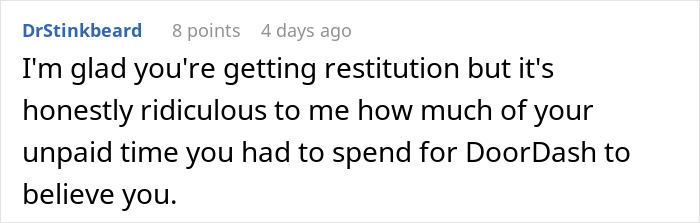 DoorDash Driver Gets Thrown Under The Bus By An Entitled Customer Who Said She Never Got Her Food, Proves She's Lying And Gets Her Arrested