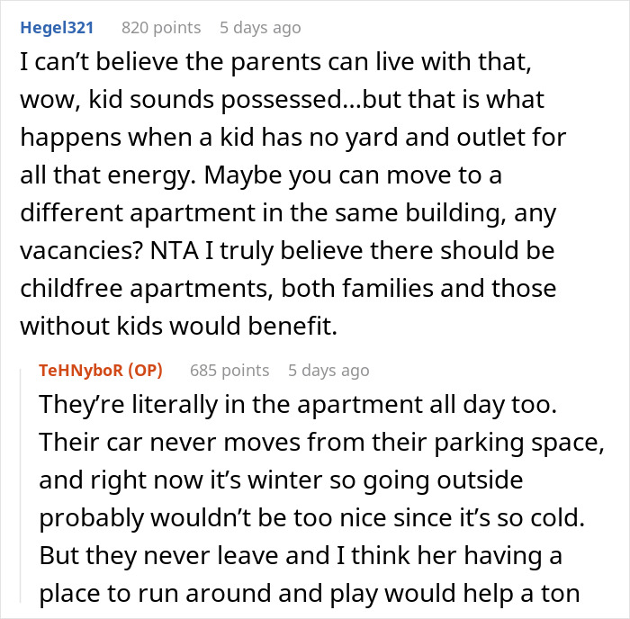 Woman Can’t Bear The Extreme Noise Her Neighbor’s Toddler Makes, Asks Online If She Should File Yet Another Complaint That Might Lead To Eviction Woman Can’t Bear The Extreme Noise Her Neighbor’s Toddler Makes, Asks Online If She Should File Yet Another Complaint That Might Lead To Eviction