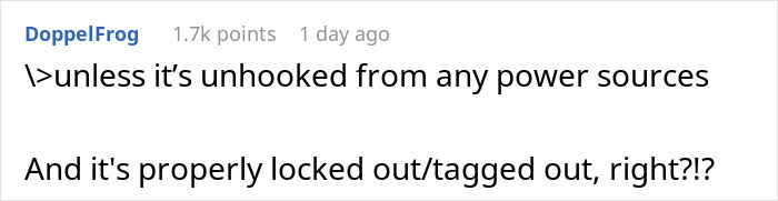Man Is Upset His Female Colleague Was Shouting At Him While He Was Breaking Safety Rules, Wants To See Her Manager Who Fires Him On The Spot
