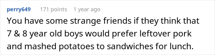 "Am I The Jerk For Not Giving My Neighbor's Kids 'Good Food'?"