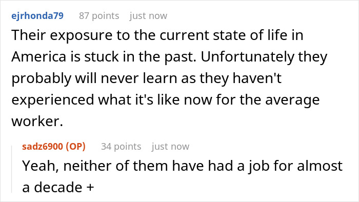 22 Y.O. Criticized By Boomer Grandparents For Failing To Move Out, Rants In Surprise How They Live In "Fantasy Land"