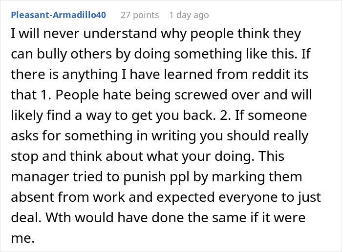 Manager Gets A Dose Of Malicious Compliance After Penalizing Team For Working From Home