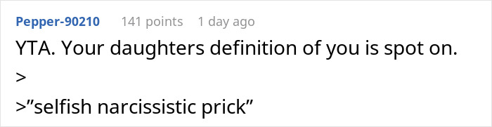 19 Y.O. Daughter Gets Excluded From Family Dinner Because She Called Her Dad’s 26 Y.O. Girlfriend A Gold Digger 19 Y.O. Daughter Gets Excluded From Family Dinner Because She Called Her Dad’s 26 Y.O. Girlfriend A Gold Digger