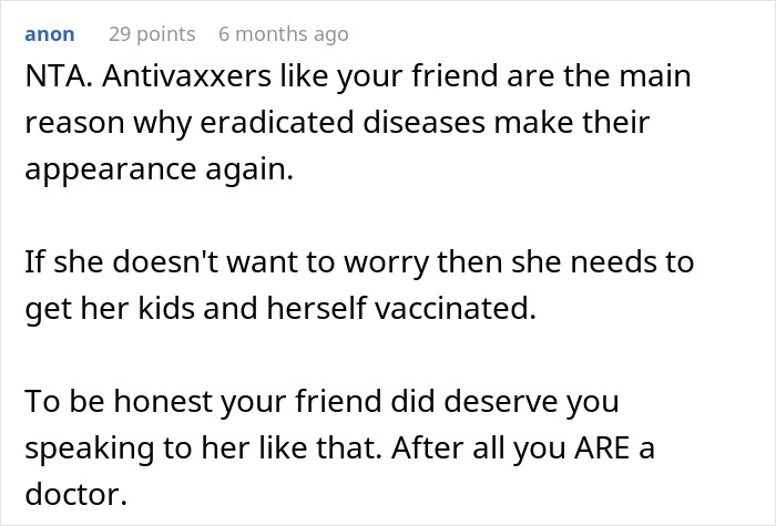 The Internet Backs This Doctor Who Gave Anti-Vax Friend A Reality Check After She Wouldn't Stop Calling Her About Her Sick Kids The Internet Backs This Doctor Who Gave Anti-Vax Friend A Reality Check After She Wouldn't Stop Calling Her About Her Sick Kids
