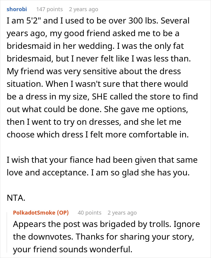 SIL Fat-Shames This Guy's Fianc&eacute;e, Gets Upset When She Gets Excluded From Their Wedding, Despite Her Husband Getting To Go