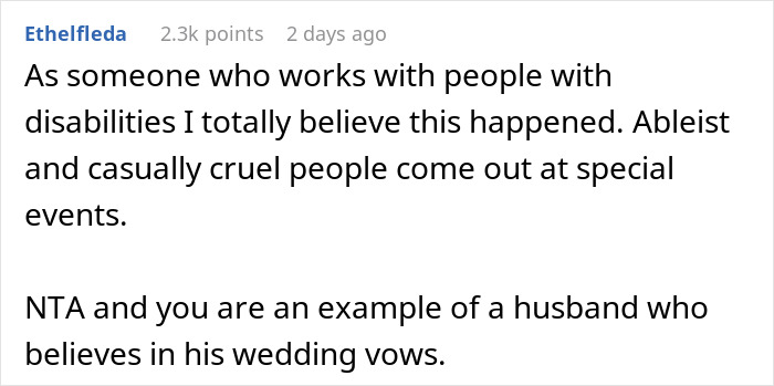 "All Hell Broke Loose": Guy Bails On Brother's Wedding Last Minute After They Suggest His Disabled Wife Stay With Babysitter