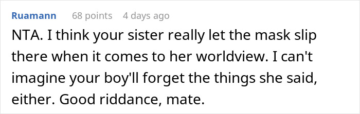 Aunt Lashes Out At Her Teen Nephew Then Acts Stunned When His Mom Tells Her To Pack Her Bags And Leave Aunt Lashes Out At Her Teen Nephew Then Acts Stunned When His Mom Tells Her To Pack Her Bags And Leave