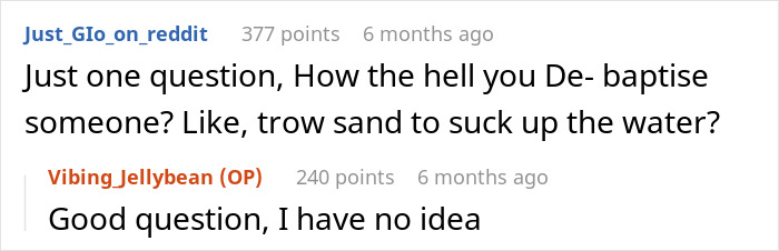 "Someone Has To Save The Boy": Religious Woman Baptizes Her Nephew Behind Everyone's Back, Receives Hilarious Revenge