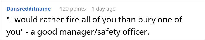 Man Is Upset His Female Colleague Was Shouting At Him While He Was Breaking Safety Rules, Wants To See Her Manager Who Fires Him On The Spot