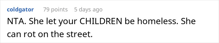 Mom Refuses To Help MIL Who Abandoned Them When They Were Homeless, Laughs In Her Face Mom Refuses To Help MIL Who Abandoned Them When They Were Homeless, Laughs In Her Face