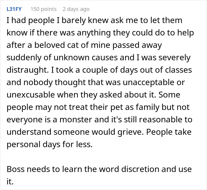 "It's Just A Dog": Employee's Dog Dies, His Boss Makes Him Show Up For Work, So He Maliciously Complies