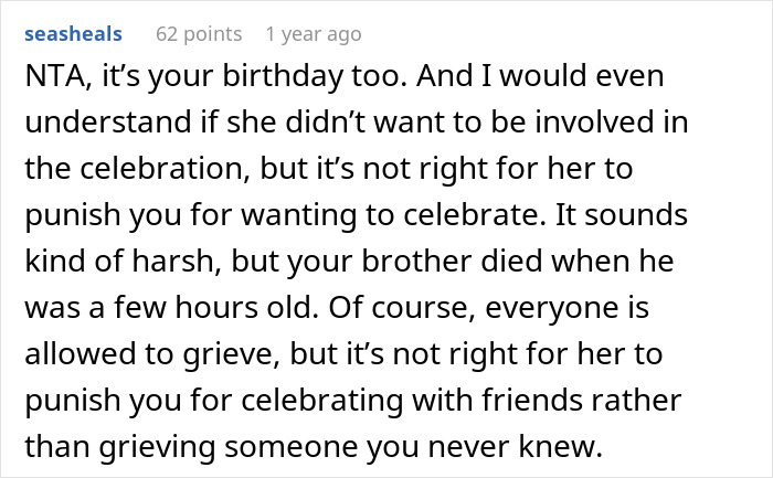 Teen Hasn't Celebrated A Single Birthday In 13 Years Because Her Twin Died At Birth, Finally Retaliates And It Makes Her Mom Furious
