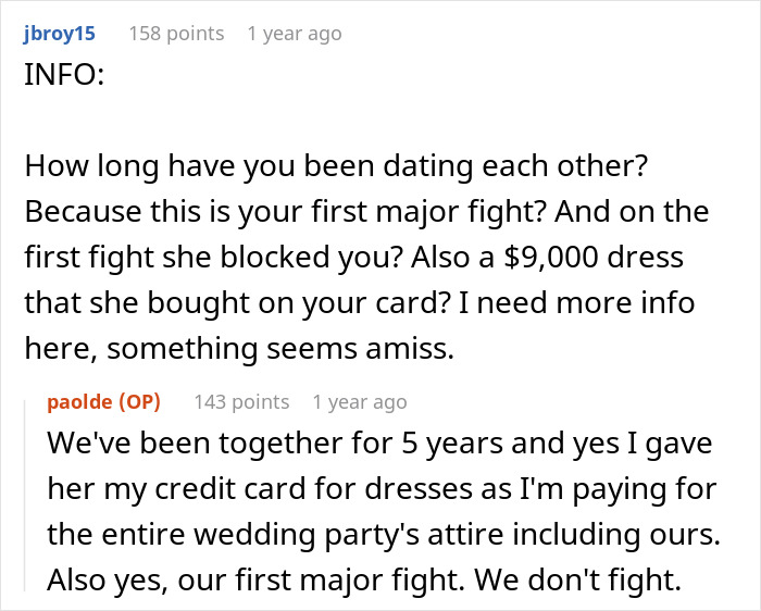 Woman Blocks Fianc&eacute;&rsquo;s Number And Stays At Mom&rsquo;s House After He Gives An Overly Honest Opinion On Her Wedding Dress