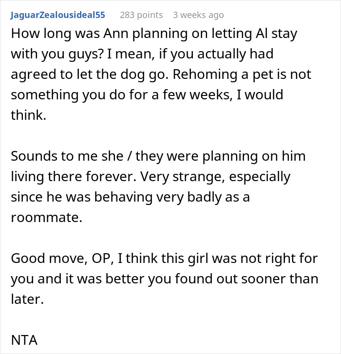 Guy Welcomes Girlfriend’s Jobless Brother Into His Home, Kicks Them Both Out When They Ask Him To Get Rid Of His Dog Guy Welcomes Girlfriend’s Jobless Brother Into His Home, Kicks Them Both Out When They Ask Him To Get Rid Of His Dog