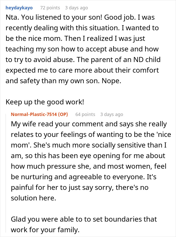 Dad In A Bind Between His Kid's Boundaries And New Family's Special Needs Kid Who's Being Difficult To His Child Dad In A Bind Between His Kid's Boundaries And New Family's Special Needs Kid Who's Being Difficult To His Child