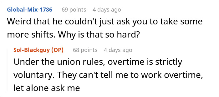 Employee Sits Back And Watches Their Boss Struggle As They Attempt To Use "Quiet Quitting" Accusation To Make Them Volunteer For More Shifts
