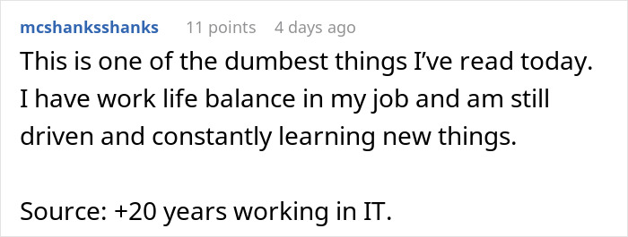 CEO Makes A LinkedIn Post Saying "Never Hire Anyone That's Looking For Work Life Balance," And It Backfires