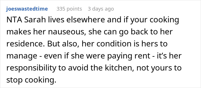 Person Refuses To Stop Cooking Aromatic Meals When His Roommate&rsquo;s Girlfriend Comes Over, Gets Called A Jerk