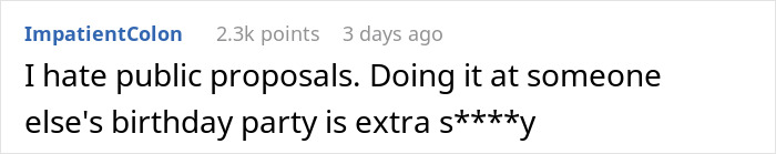 Couple Steal The Spotlight From Woman Celebrating 30th Birthday By Getting Engaged, Her Friend Ruins Their Moment In Kind