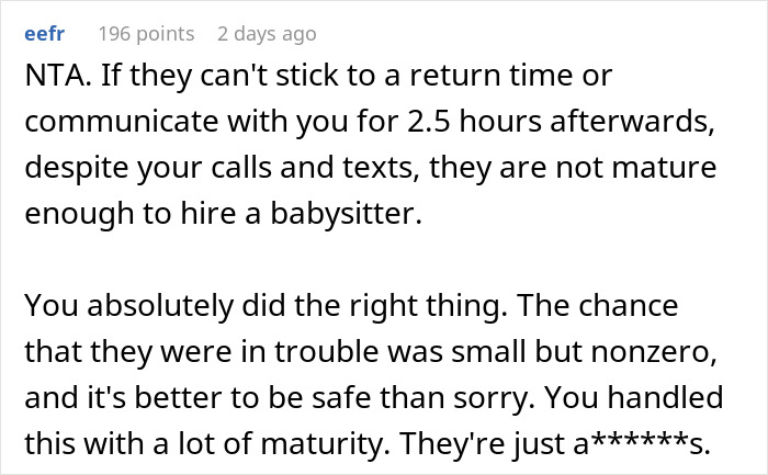 14-Year-Old Babysitter Calls The Police After The Parents Are Gone For 3 Extra Hours, Cops Find Them At Their Friend's House And They're Not Happy