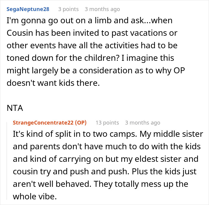 "She Was Raging": Woman Says She'll Join Family Vacation Only Without Cousin's Little Kids, Gets Told Off By Relatives