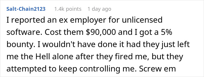 People Are Cracking Up At This Story Of A Person Who Got Wrongly Accused Of Snitching On Their Boss And Decided To Actually Do It People Are Cracking Up At This Story Of A Person Who Got Wrongly Accused Of Snitching On Their Boss And Decided To Actually Do It