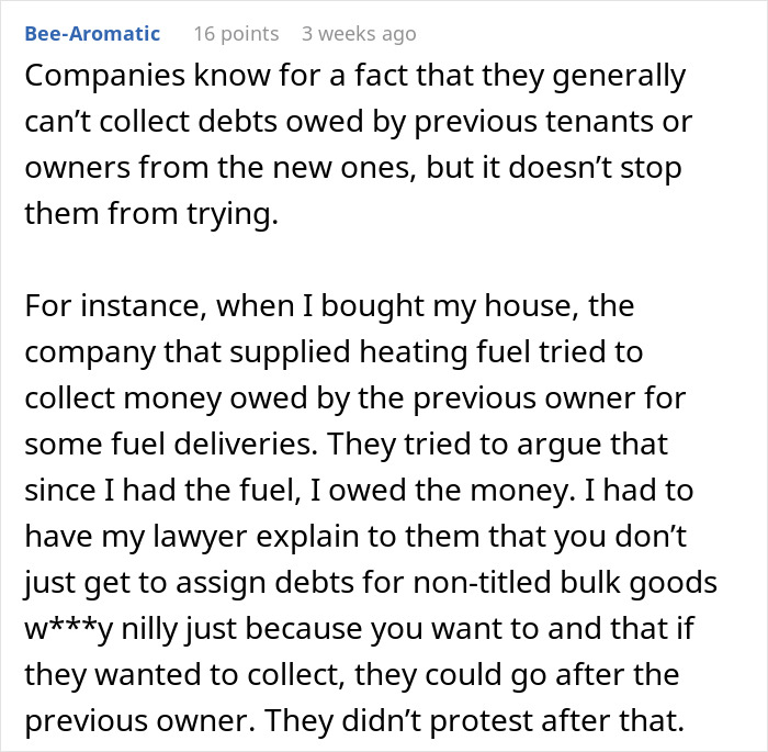 Person Is Annoyed When They &ldquo;Inherit&rdquo; A House From Aunt And Get Hounded By Housing Association For Rent Money When In Fact They Owe Them $240