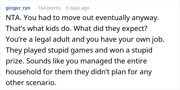 Family Doesn't Appreciate All The Household Work This Woman Does And Demands She Pays Rent, Regret It When She Moves Out Instead Family Doesn't Appreciate All The Household Work This Woman Does And Demands She Pays Rent, Regret It When She Moves Out Instead
