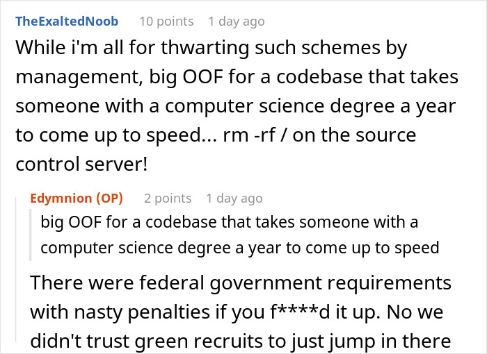 Person Maliciously Complies With HQ’s Demand To Teach “Their Guy” A Year’s Worth Of IT In Just One Week Person Maliciously Complies With HQ’s Demand To Teach “Their Guy” A Year’s Worth Of IT In Just One Week