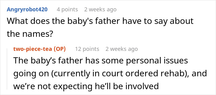 Brother Reminds Pregnant Sister That The Baby Is An &ldquo;Actual Human Person, Not A Fun Alter Ego&rdquo; After Hearing Her Choice In Names
