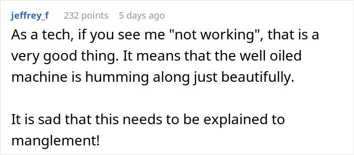 &ldquo;Our Chairs Were Taken Away So We Could Not Sit Down&rdquo;: Mechanics End Up Costing Employer Thousands In Malicious Compliance