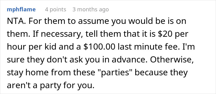 Teen Refuses To Babysit Kids At A Party, One Of The Dads Becomes Furious When His Kid Is Left Unsupervised