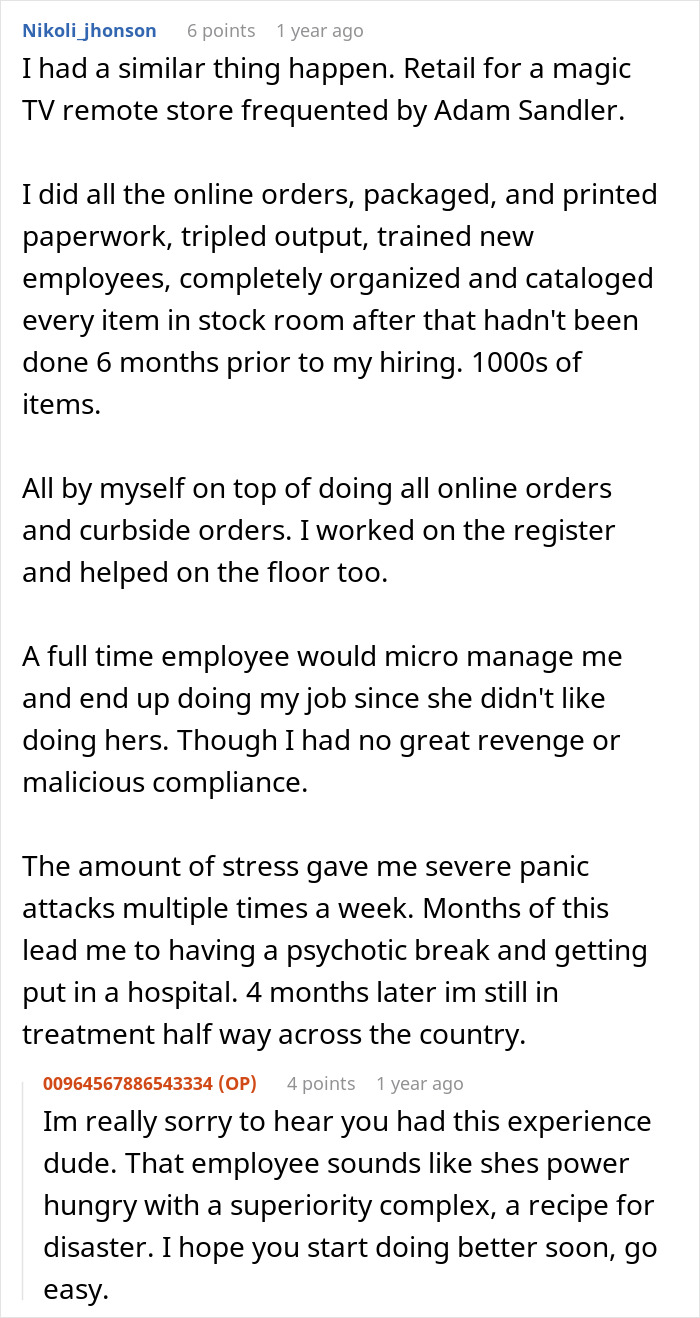 Karen Boss Tells Off Overworked And Underpaid Employee For Taking A 5-Minute Break, They Stop Doing Her Job For Her