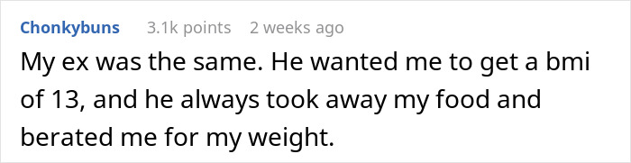 Wife Gains 4kg And Her Husband Keeps Pointing Out That He &ldquo;Likes Them Petite&rdquo;, So She Bites Back