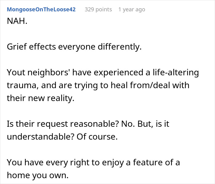 New Homeowners Refuse To Get Rid Of The Pool Their Neighbor's Kid Drowned In, Ask If They're Being Insensitive