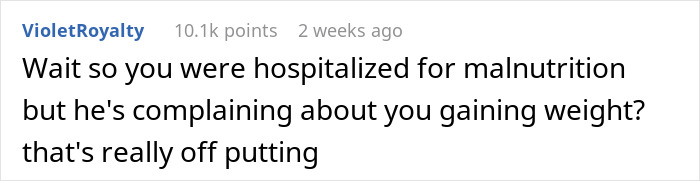 Wife Gains 4kg And Her Husband Keeps Pointing Out That He &ldquo;Likes Them Petite&rdquo;, So She Bites Back