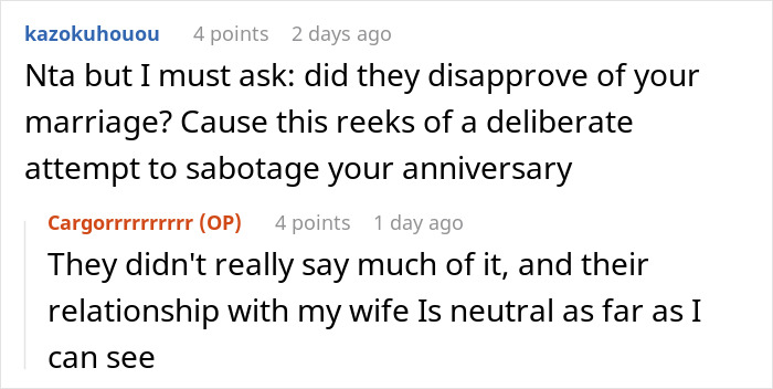 Man Asks If He&rsquo;s A Jerk For Wanting To Celebrate His Wedding Anniversary With His Wife Instead Of Babysitting His Sister
