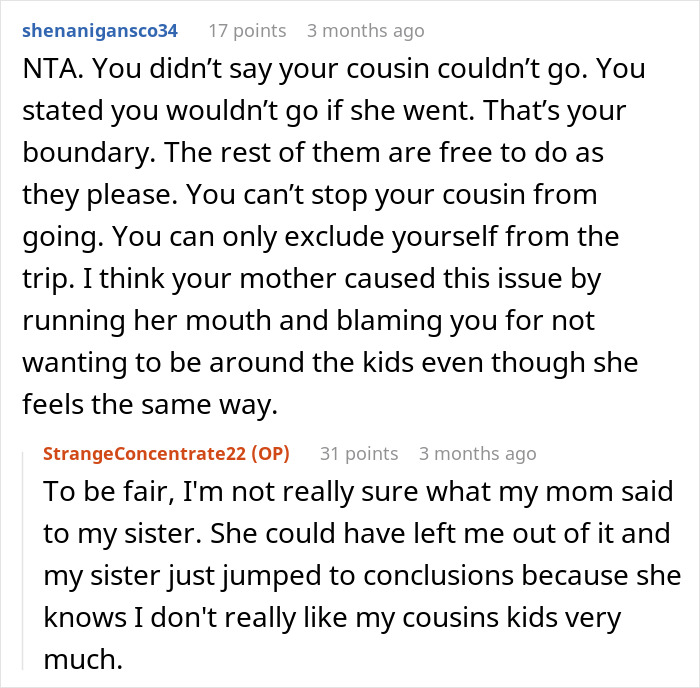 "She Was Raging": Woman Says She'll Join Family Vacation Only Without Cousin's Little Kids, Gets Told Off By Relatives