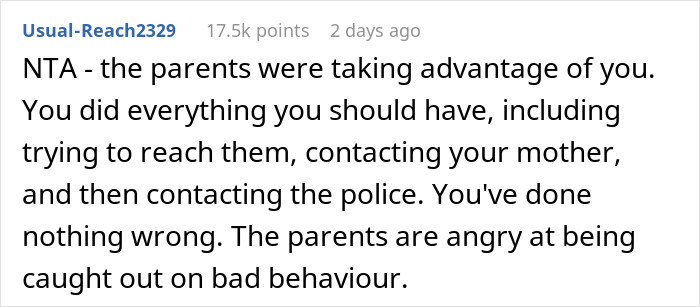 14-Year-Old Babysitter Calls The Police After The Parents Are Gone For 3 Extra Hours, Cops Find Them At Their Friend's House And They're Not Happy