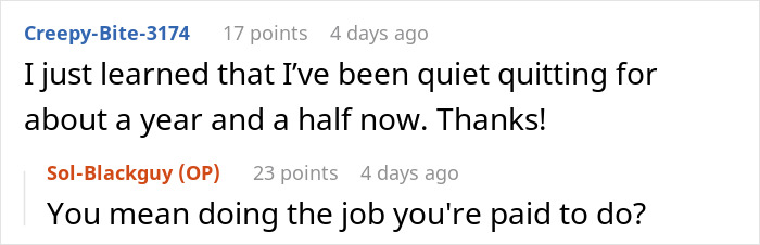 Employee Sits Back And Watches Their Boss Struggle As They Attempt To Use "Quiet Quitting" Accusation To Make Them Volunteer For More Shifts